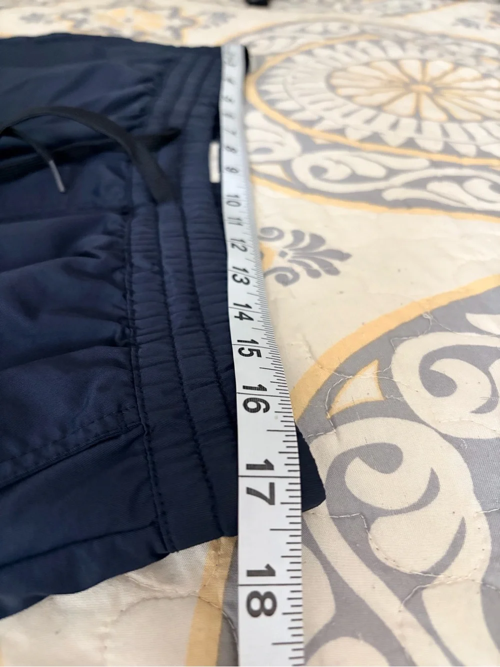 Wood Wood Men's Roy Solid Lined Swim Shorts, Navy, Size Large